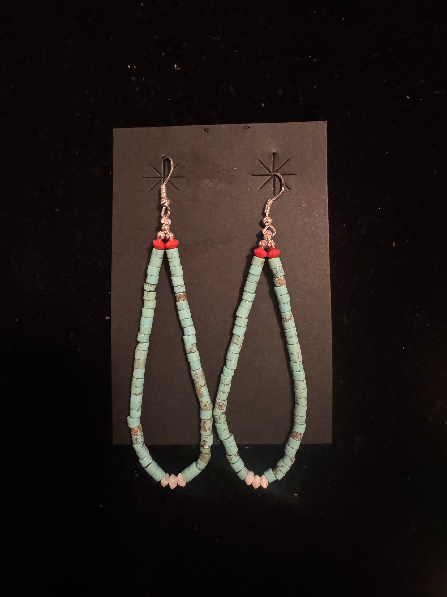 Turquoise Hoop Earrings
