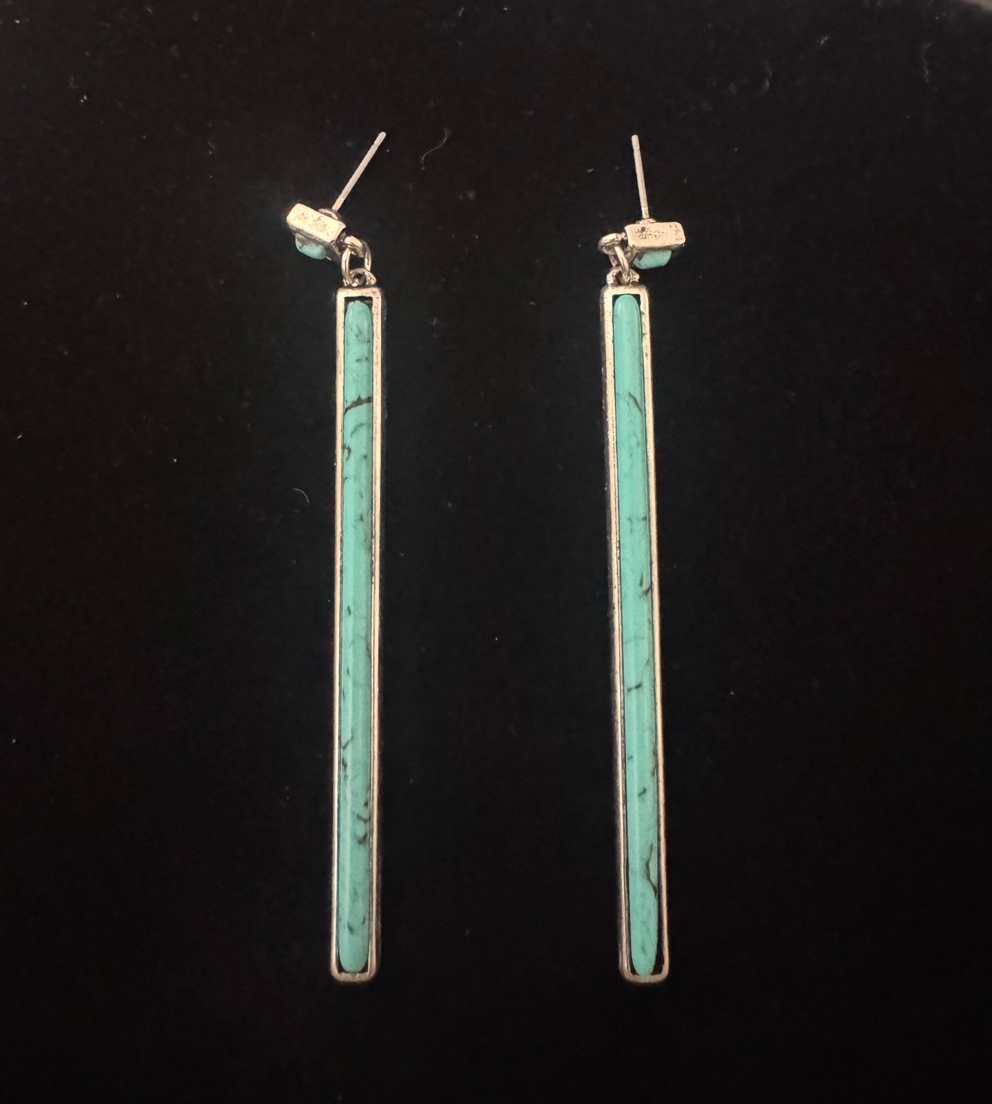 Straight Turquoise Earrings