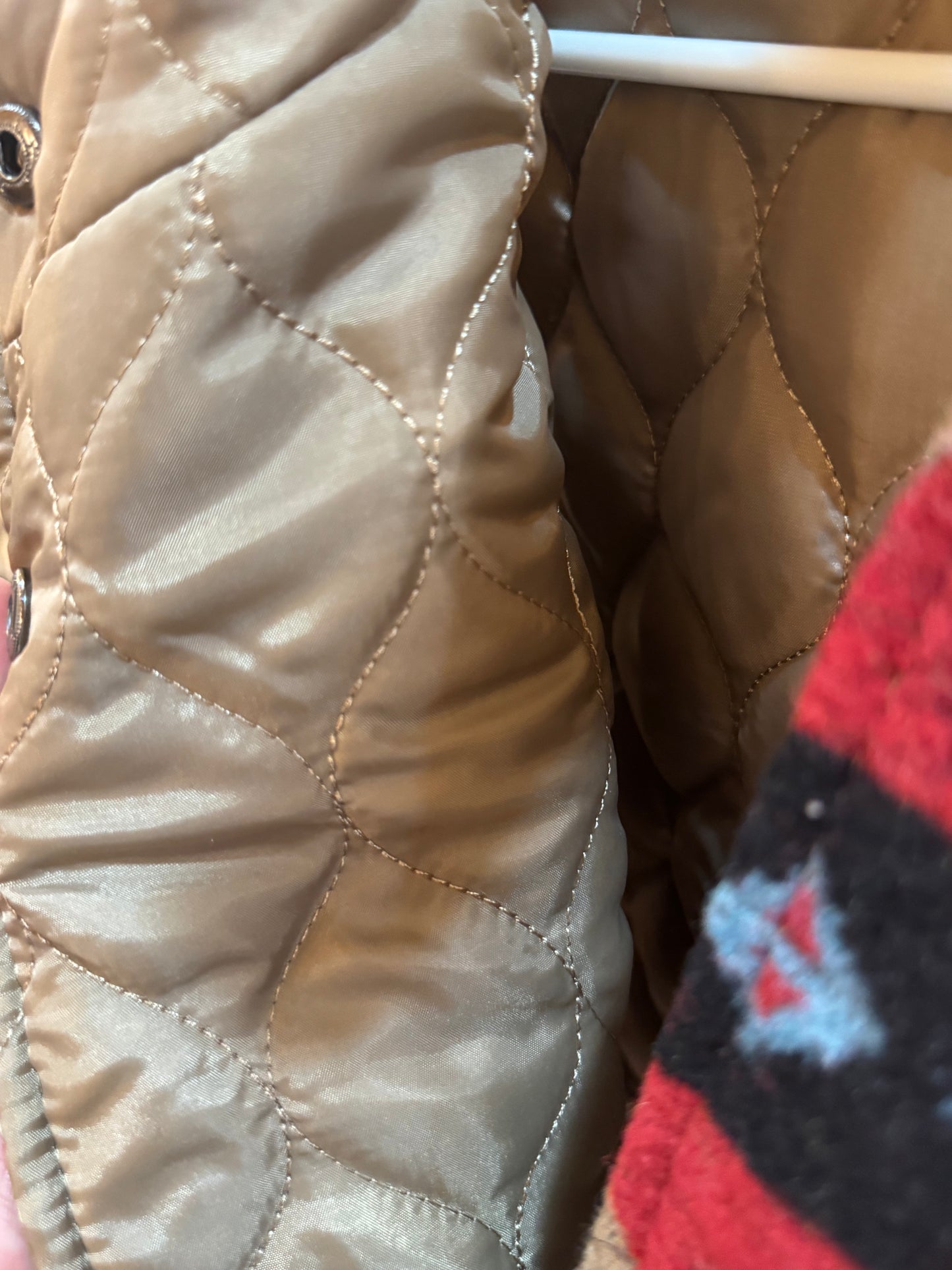 Women Flannel Vest with Hoodie