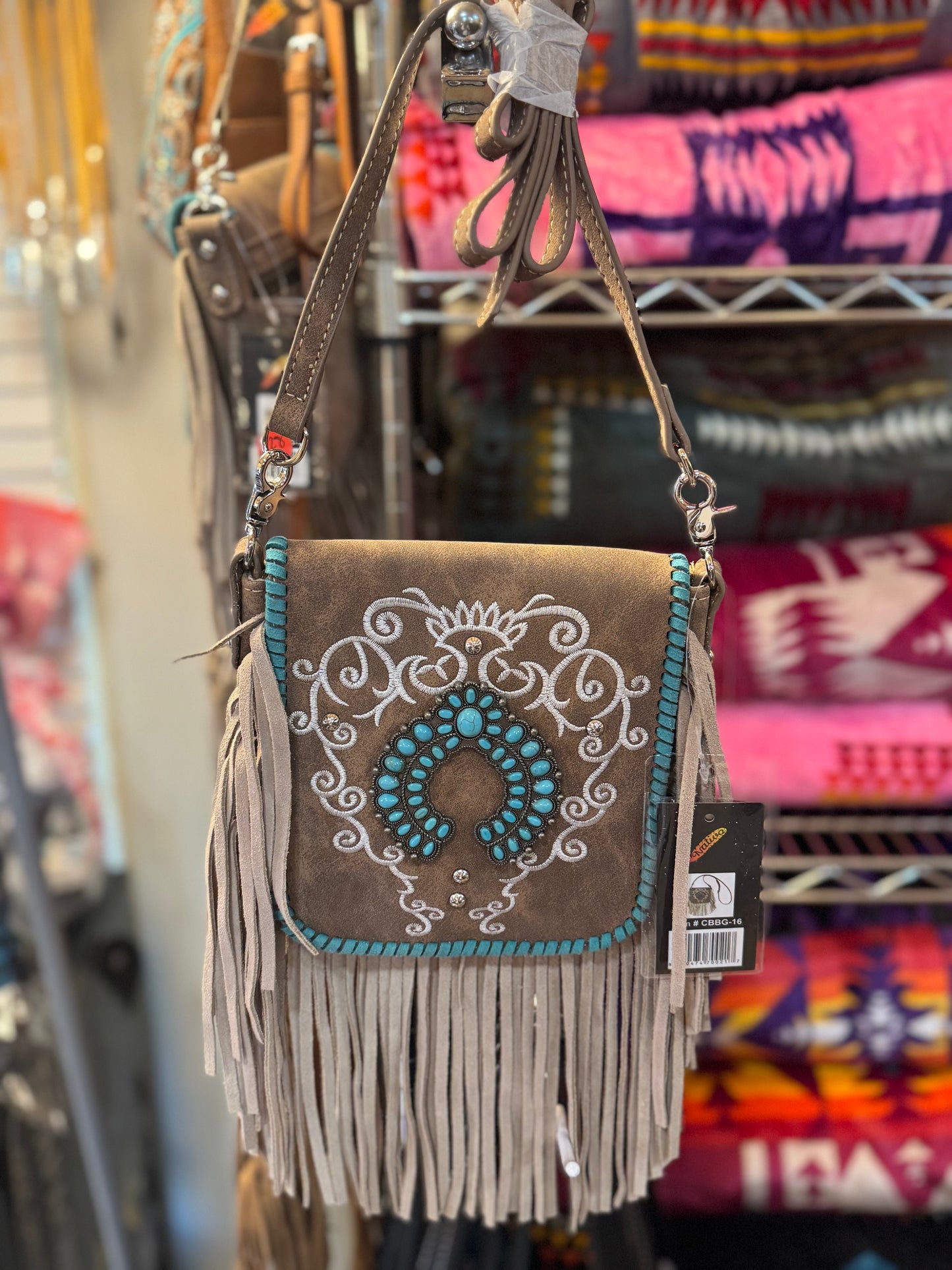 Crossbody Turquoise Purse