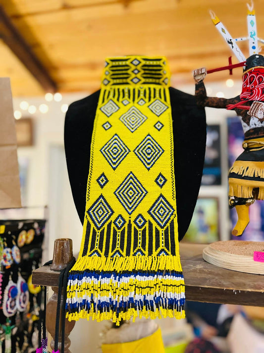 Apache Beaded T-Necklace