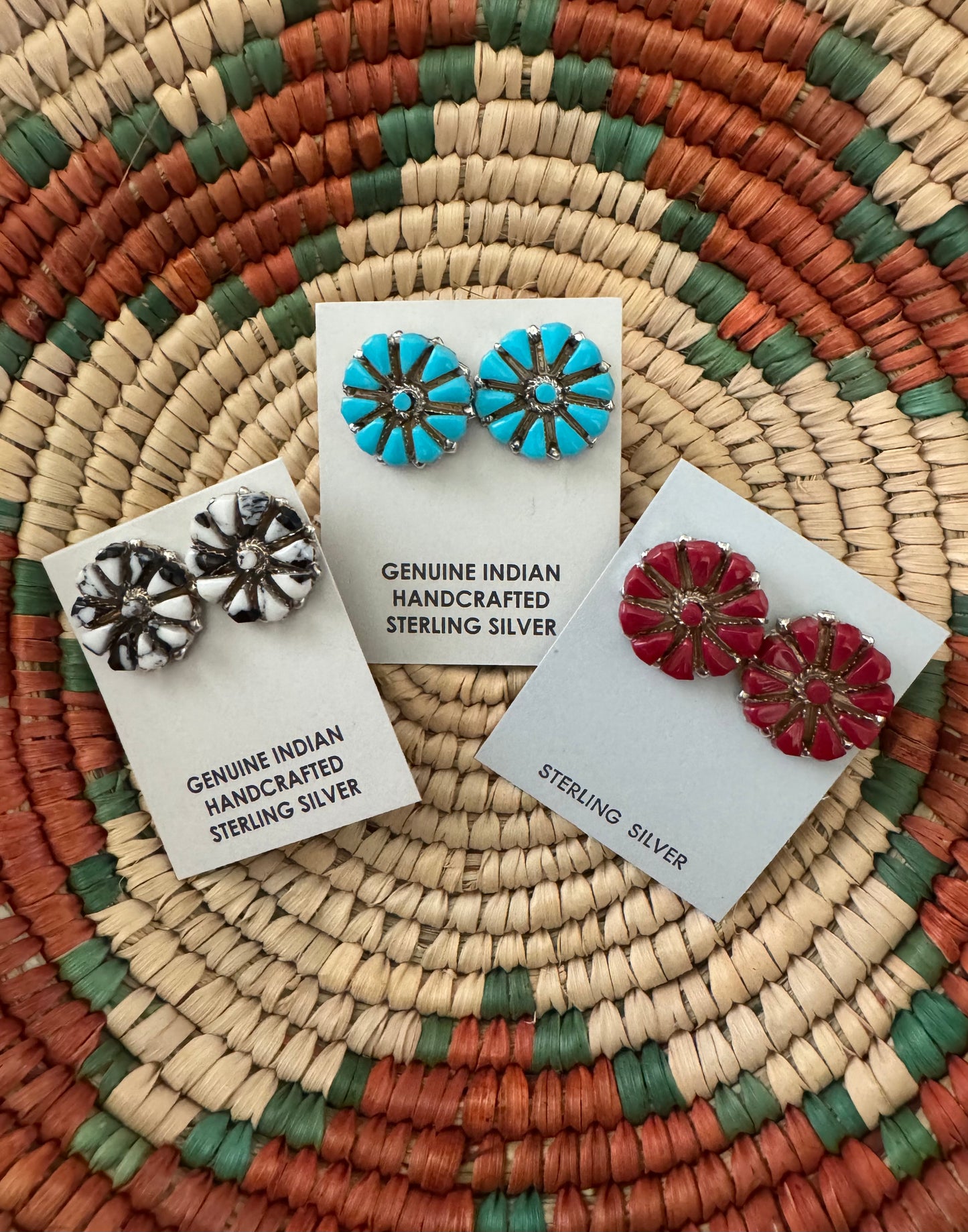 Circle Stud Earrings