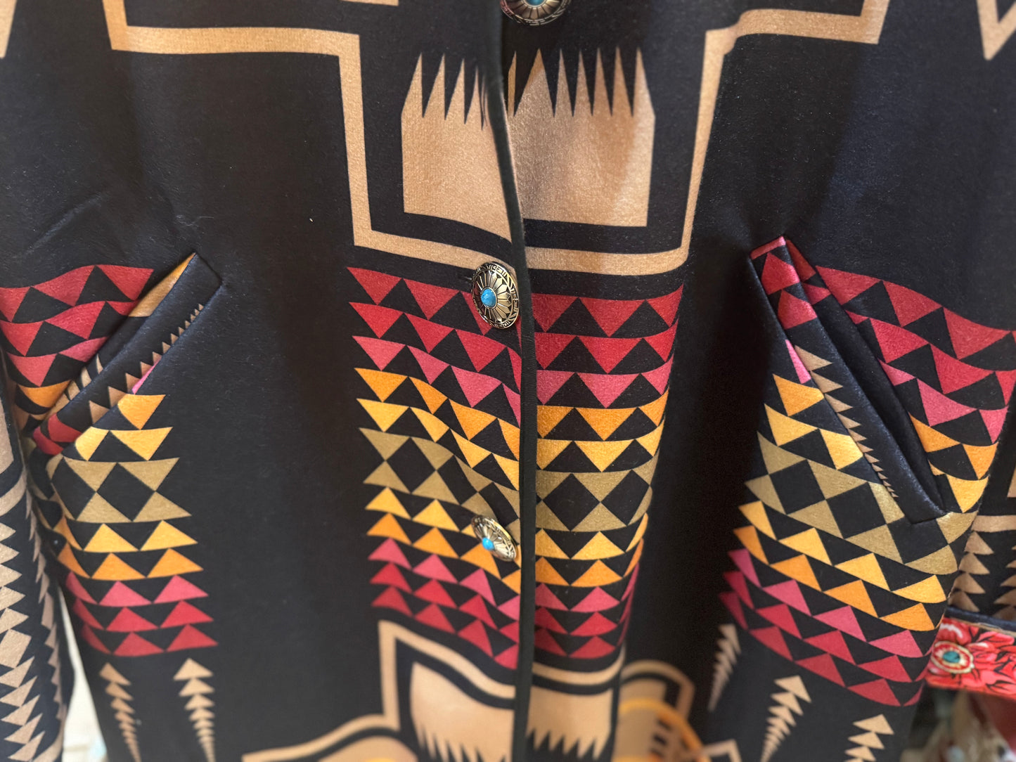 Southwestern Long Hooded Coat