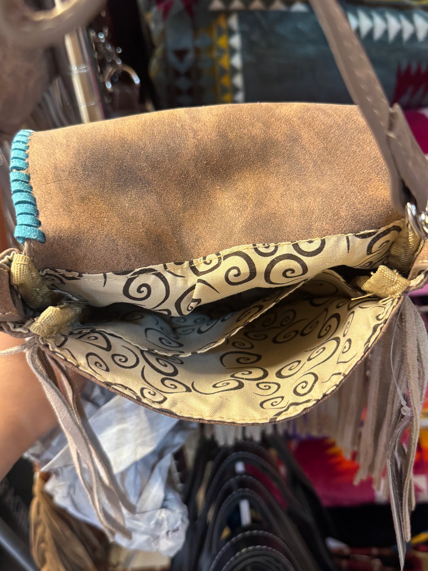 Crossbody Turquoise Purse