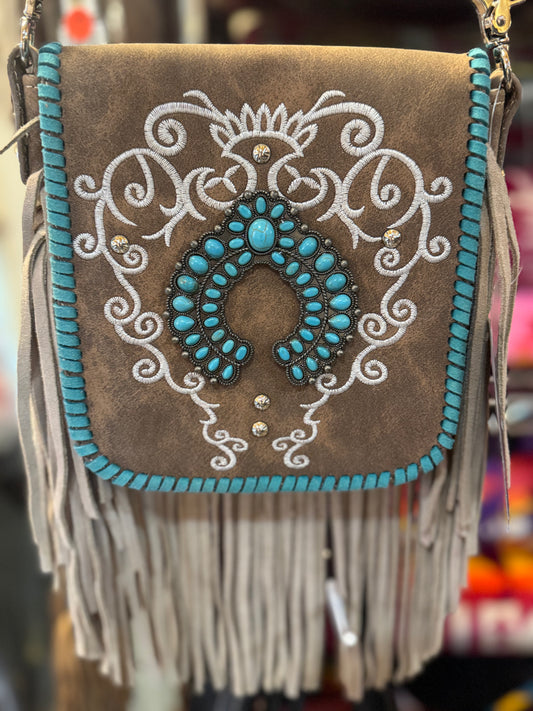 Crossbody Turquoise Purse