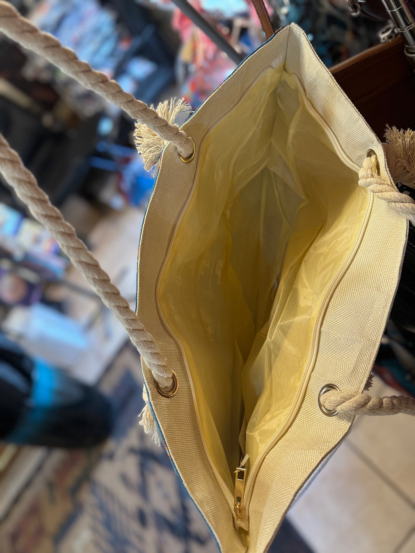 Native Print Tote Bag