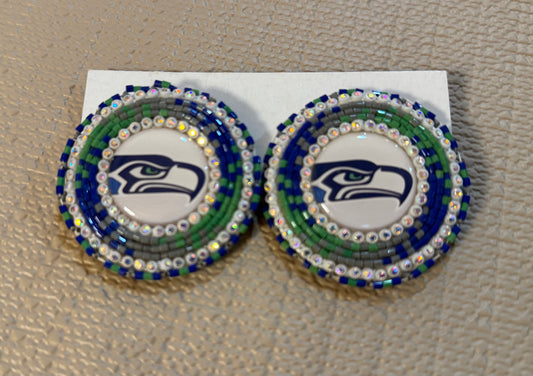 NFL Team Beaded Earrings
