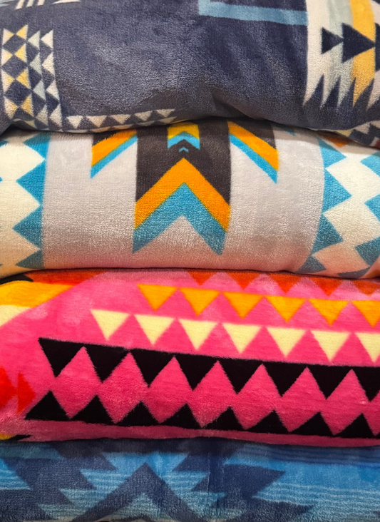 Queen Reversible Fleece Blankets