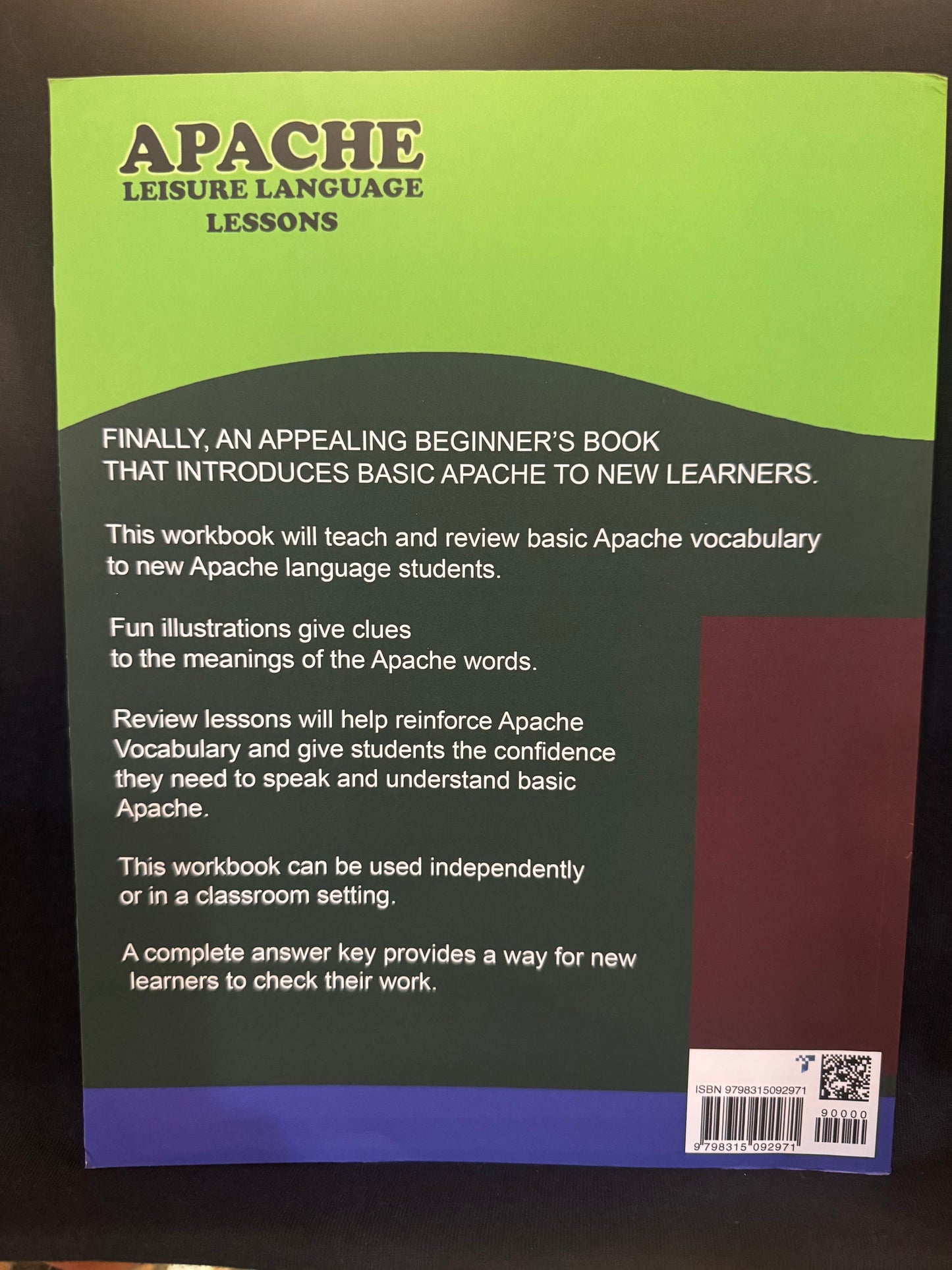 Apache Language Lesson Books