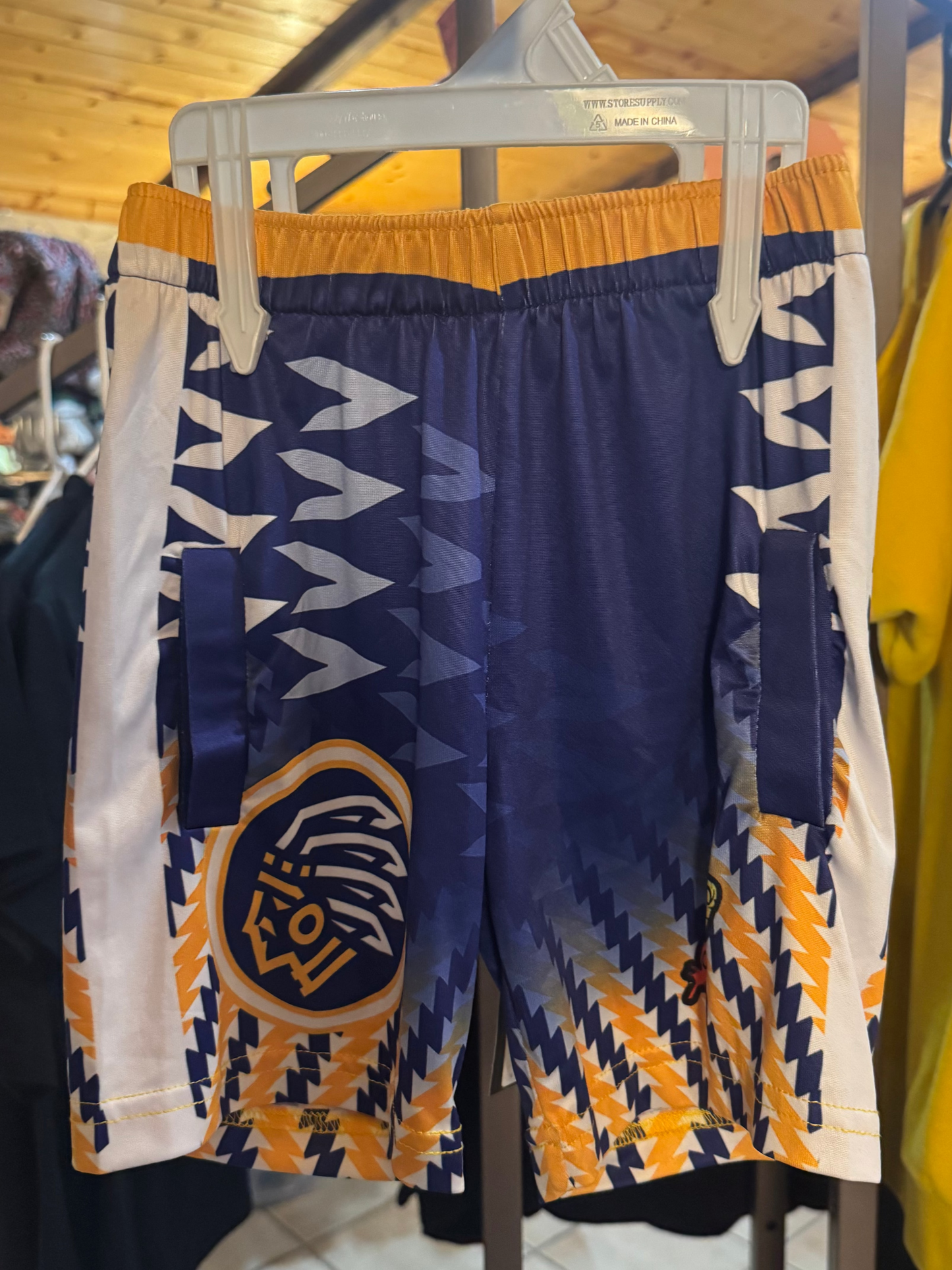 Native Print Athletic Shorts
