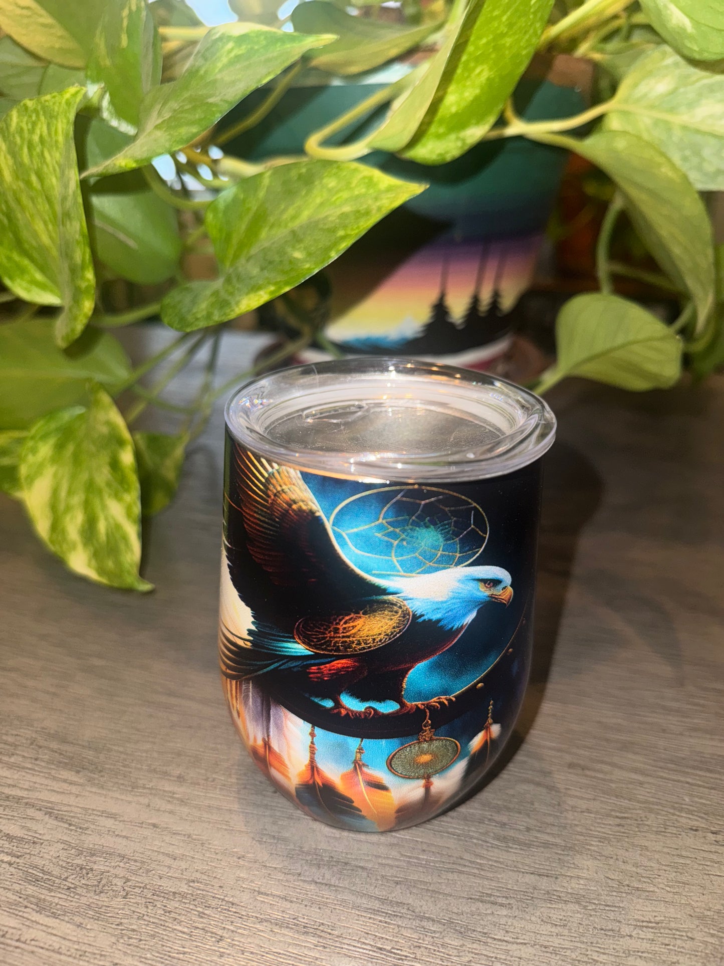 Native Print Wine Tumbler